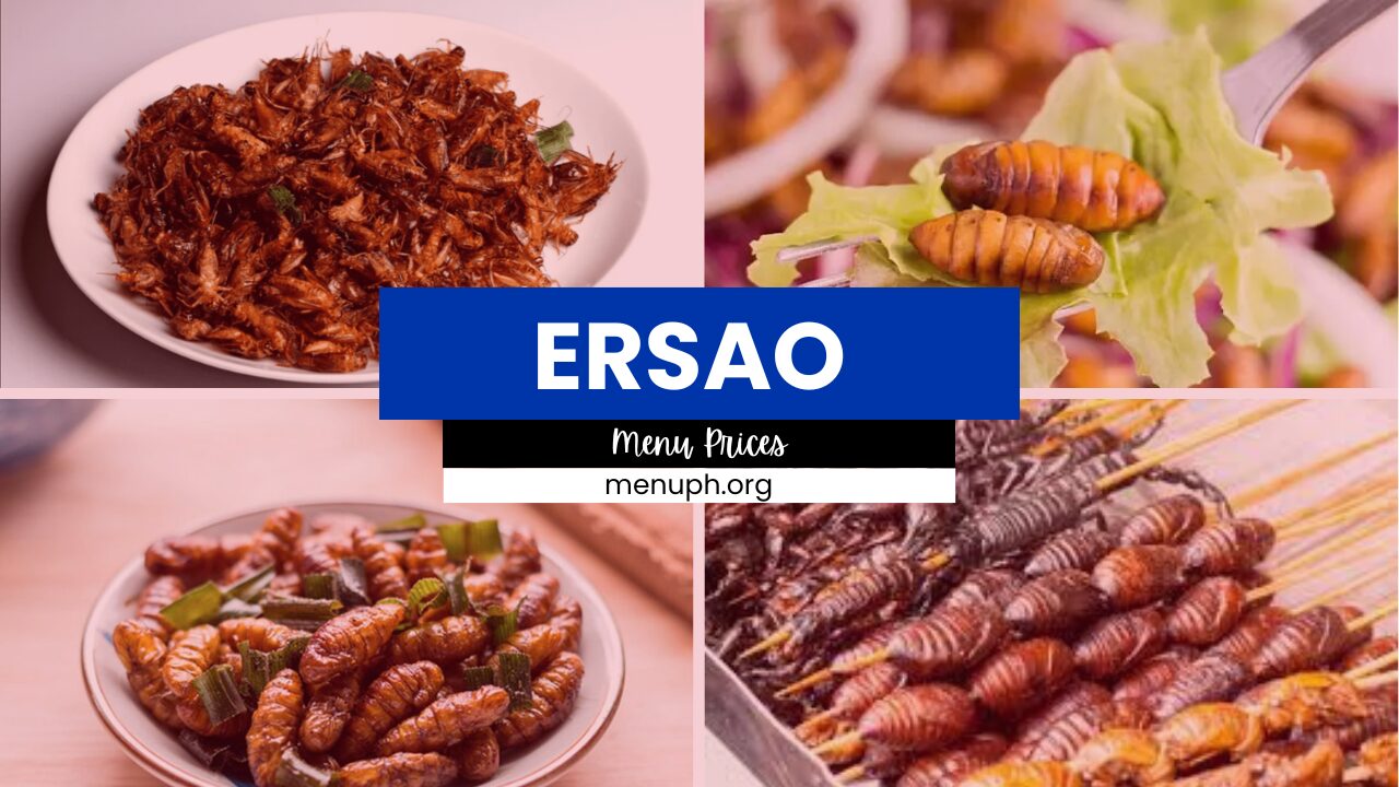 Ersao Menu Philippines Updated Prices