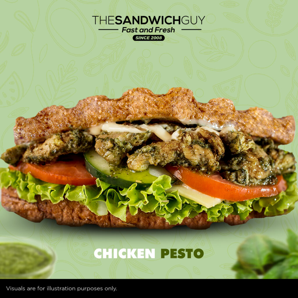 The Sandwich Guy Menu Chicken Pesto