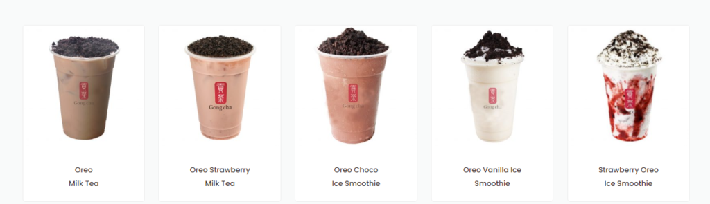 GONG CHA PHILIPPINES MENU