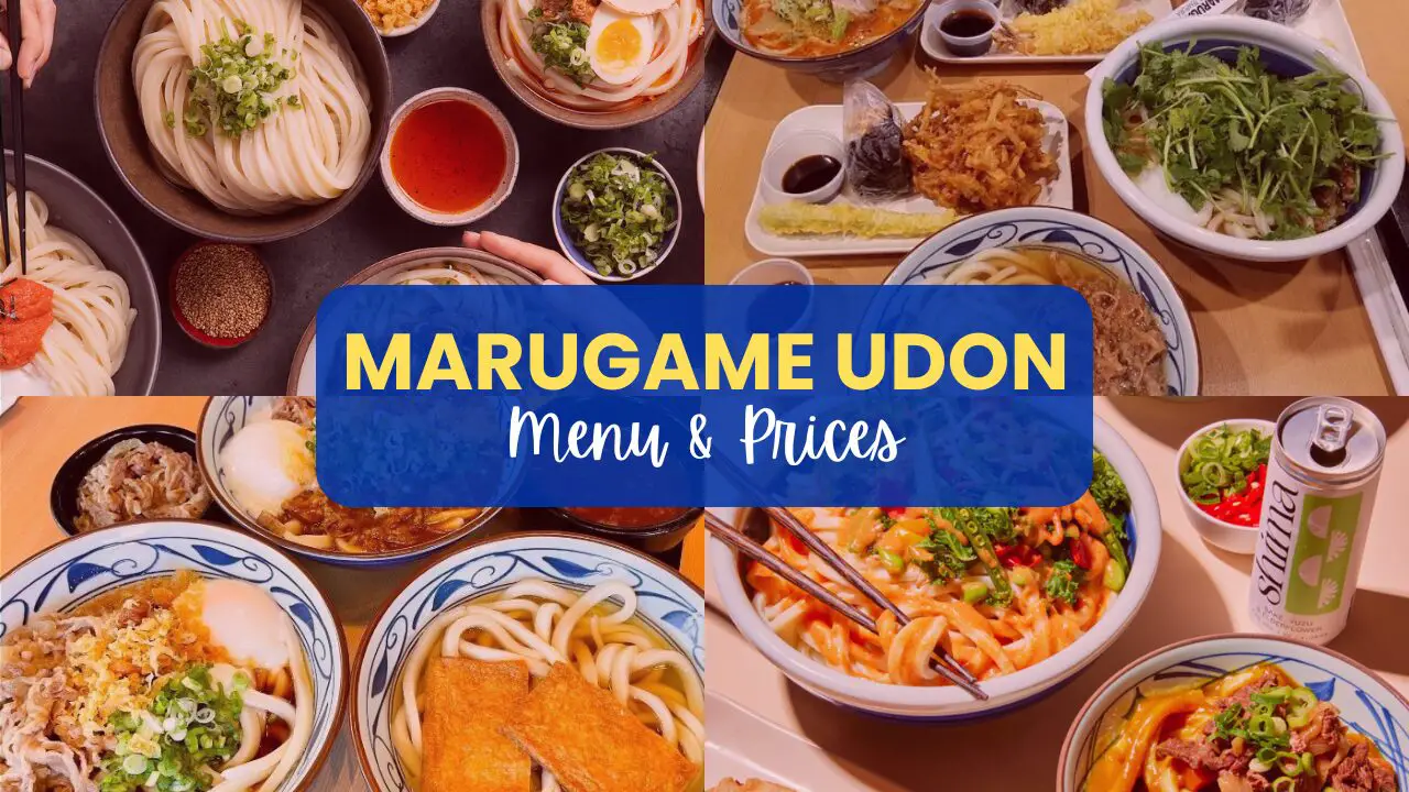 Marugame Udon Philippines Menu Prices Updated 2025