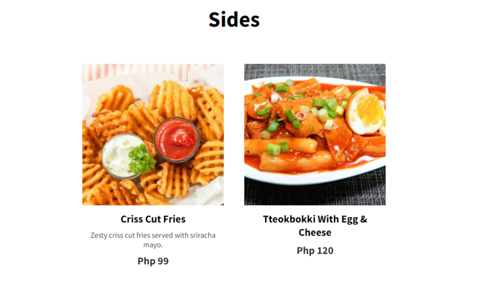 eggstop menu sides prices