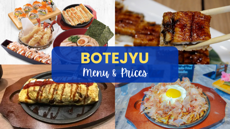 Botejyu Menu Philippines Prices Updated 2024