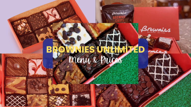 Brownies Unlimited Menu Philippines Prices Updated 2024