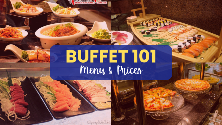 Buffet 101 Philippines Menu Prices Updated 2024