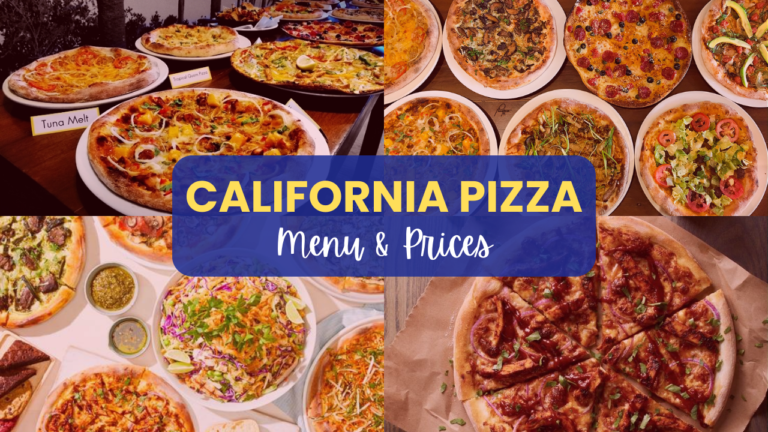 California Pizza Kitchen Menu Philippines Prices Updated 2024