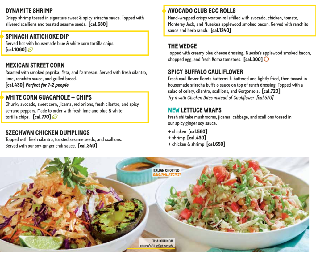 California Pizza Kitchen Philippines Menu