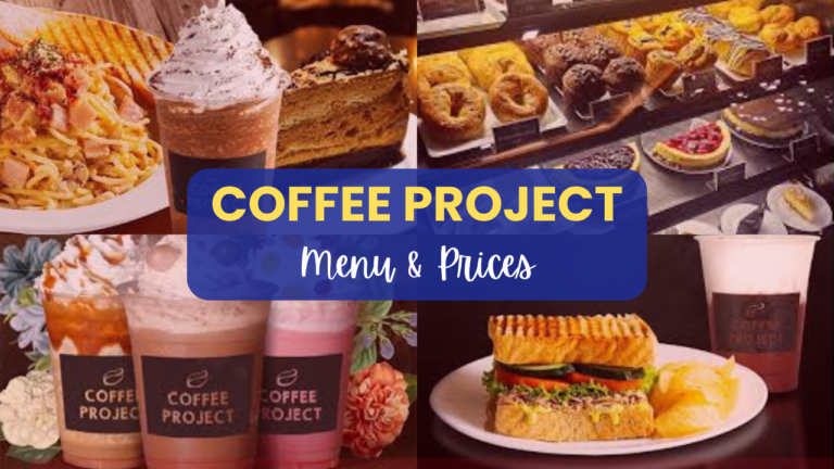 Coffee Project Philippines Menu & Prices Updated 2024