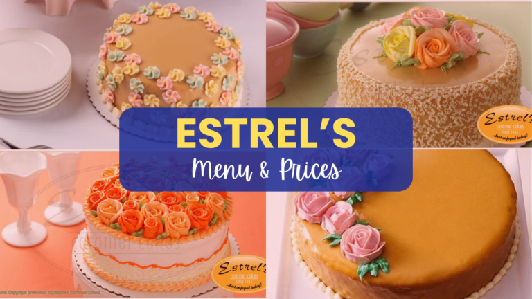 Estrel’s Menu Philippines Prices Updated 2024
