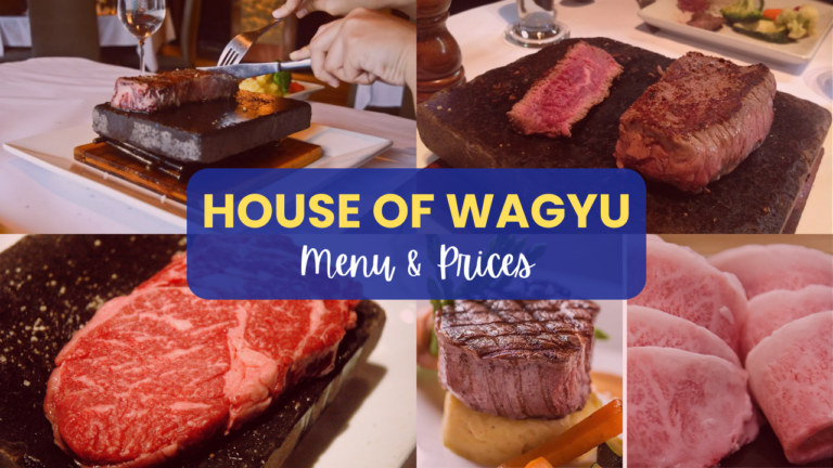 House of Wagyu Menu Philippines Prices Updated 2024