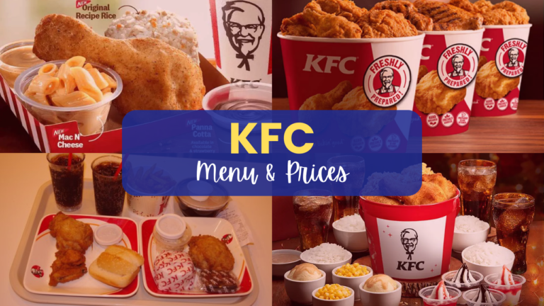 KFC Menu Philippines Prices Updated 2024