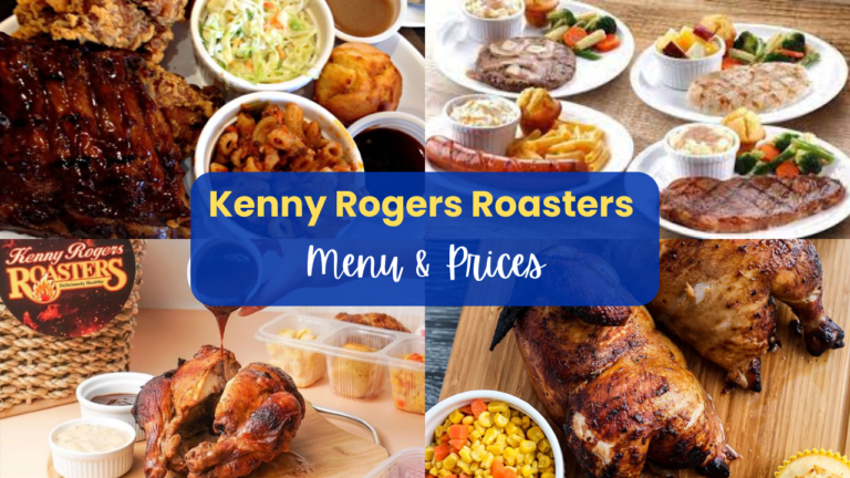 Kenny Rogers Roasters Philippines Menu Prices Updated 2024