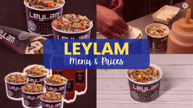 Leylam Menu Philippines Updated Prices 2024