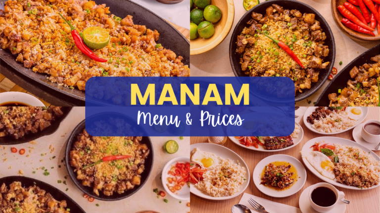 Manam Philippines Menu & Prices Updated 2024