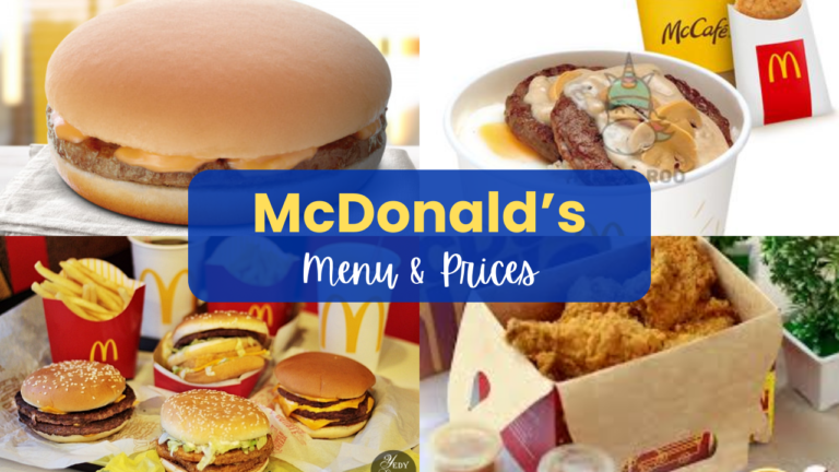 McDonald’s Menu Philippines Prices Updated 2024