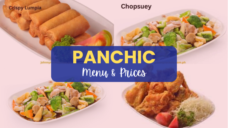 Panchic Menu Philippines Prices Updated 2024