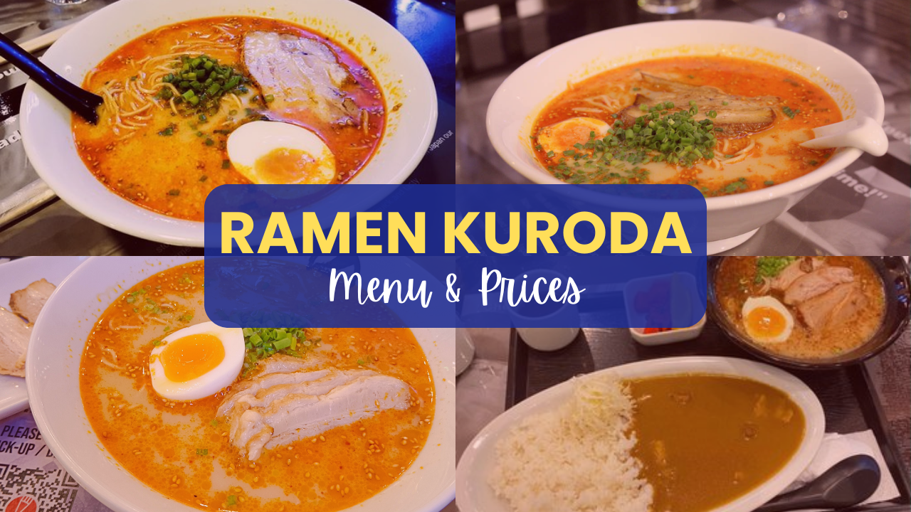 Ramen Kuroda Philippines Menu Prices Updated 2024