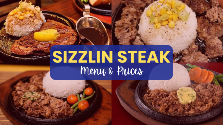 Sizzlin Steak Menu Philippines Updated Prices 2024