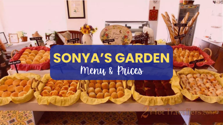 Sonya’s Garden Menu Philippines Prices Updated 2024