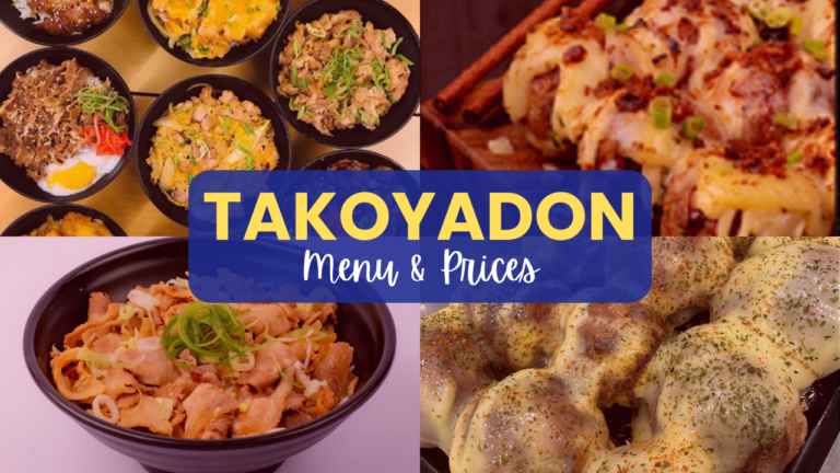 Takoyadon Menu Philippines Updated Prices 2024