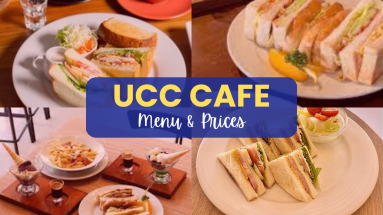 UCC Cafe Philippines Menu & Prices Updated 2024