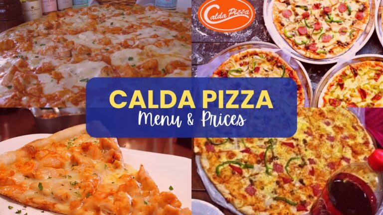 Calda Pizza Menu Philippines Prices Updated 2024