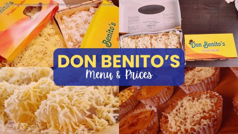 Don Benito’s Menu Philippines Prices Updated 2024