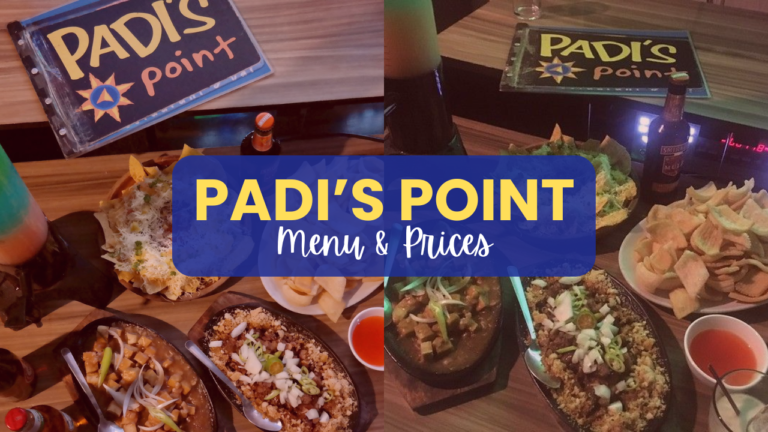 Padi’s Point Menu Philippines Prices Updated 2024