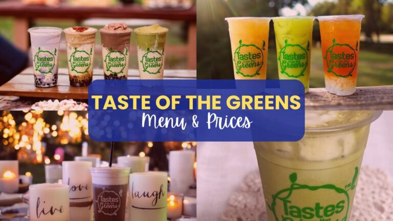 Taste From The Greens Menu Philippines Prices Updated 2024