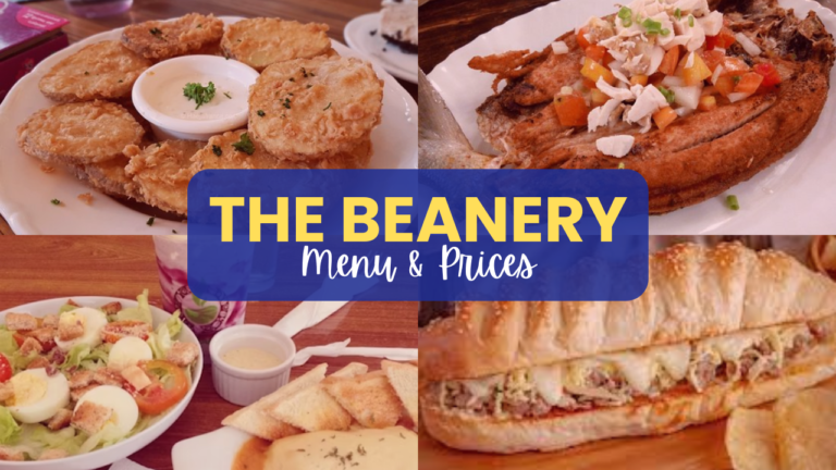 The Beanery Menu Philippines Prices Updated 2024