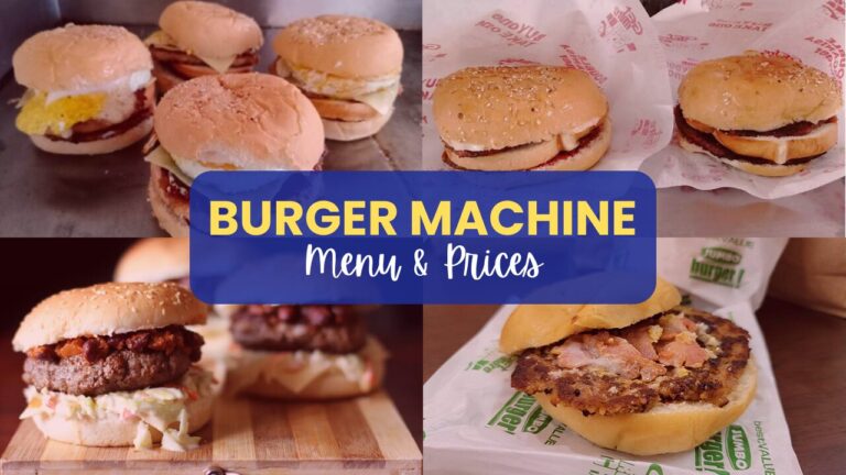 Burger Machine Menu Philippines Prices Updated 2024