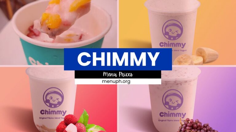 CHIMMY MENU PHILIPPINES & UPDATED PRICES 2024