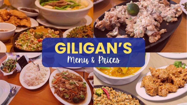 Giligan’s Menu Philippines Prices Updated 2024