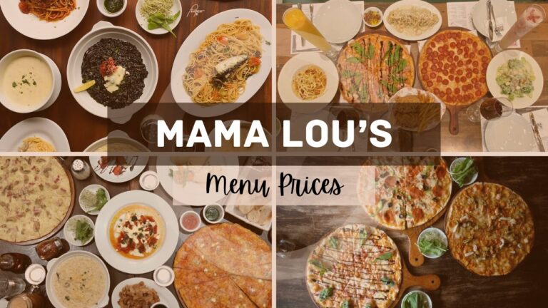 MAMA LOU’S MENU PHILIPPINES & UPDATED PRICES 2024