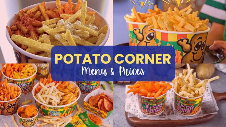 Potato Corner Menu Philippines Prices Updated 2024