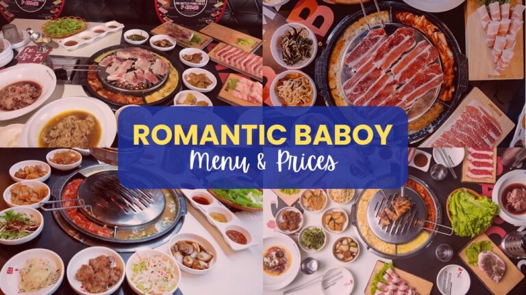Romantic Baboy Menu Philippines Prices Updated 2024