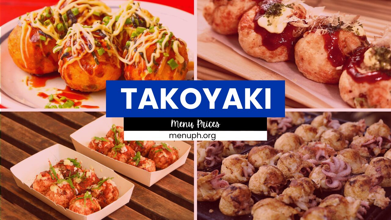 TAKOYAKI MENU PHILIPPINES & UPDATED PRICES 2025