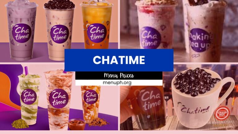 CHATIME MENU PHILIPPINES & UPDATED PRICES 2024