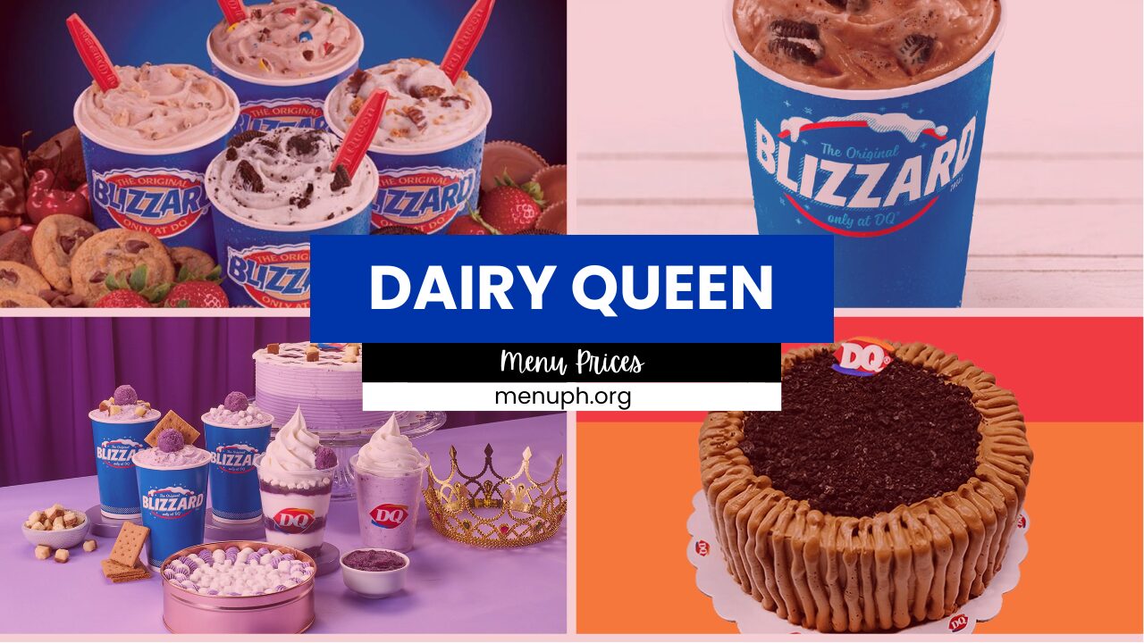 DAIRY QUEEN MENU PHILIPPINES UPDATED PRICES 2024   Dairy Queen Menu Philippines Prices 