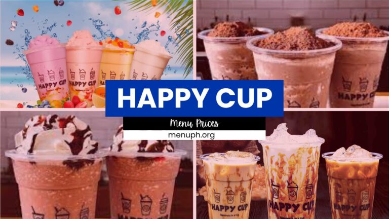 HAPPY CUP MENU PHILIPPINES & UPDATED PRICES 2024