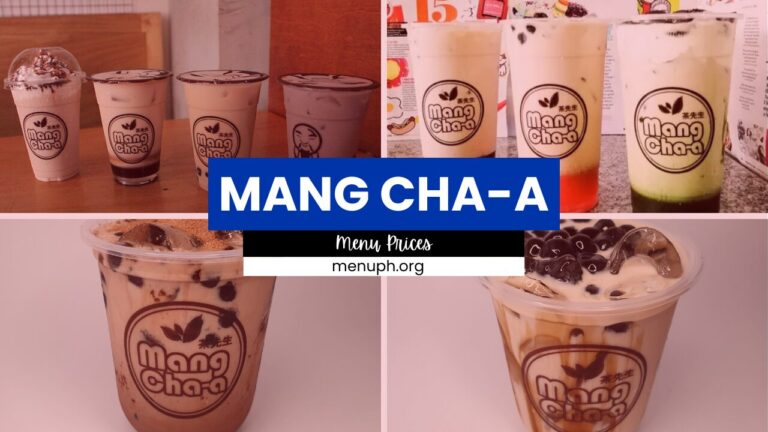 MANG CHA-A MENU PHILIPPINES & UPDATED PRICES 2024