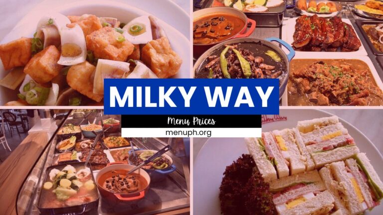 MILKY WAY CAFE MENU PHILIPPINES & UPDATED PRICES 2024