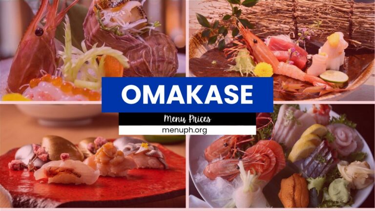 OMAKASE MENU PHILIPPINES & UPDATED PRICES 2024