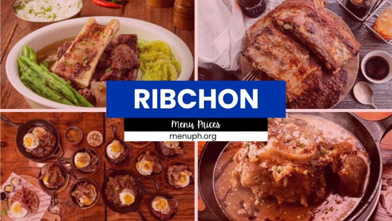 RIBCHON MENU PHILIPPINES & UPDATED PRICES 2024