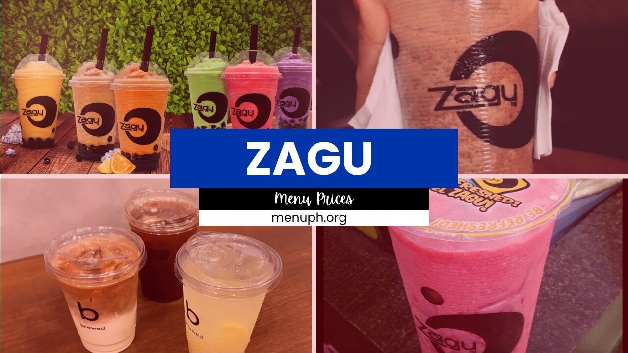 ZAGU MENU PHILIPPINES & UPDATED PRICES 2024