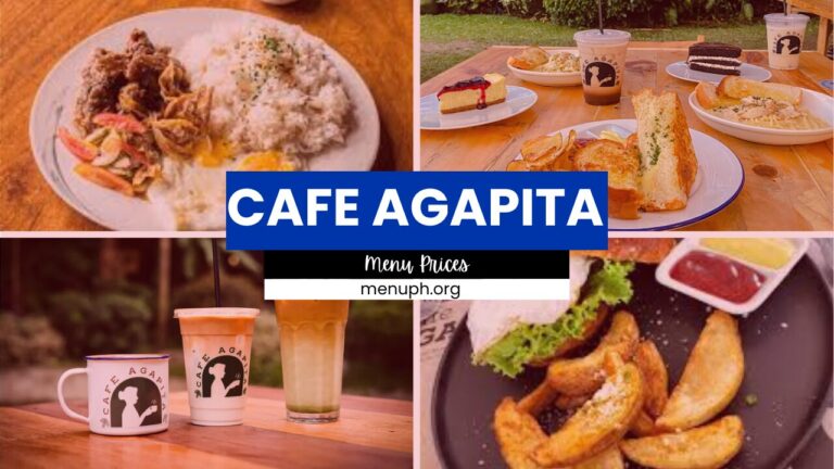 CAFE AGAPITA MENU PHILIPPINES & UPDATED PRICES 2024