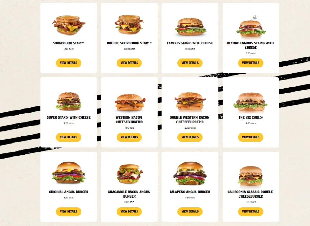 Carls Jr Burger Menu Philippines