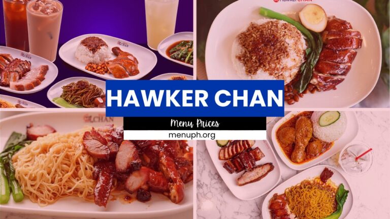 Hawker Chan Menu Philippines Prices