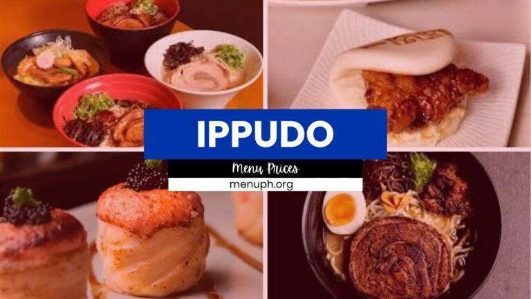 Ippudo Menu Philippines Prices