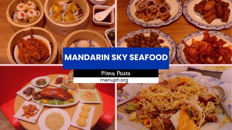 Mandarin Sky Seafood Menu Philippines Prices