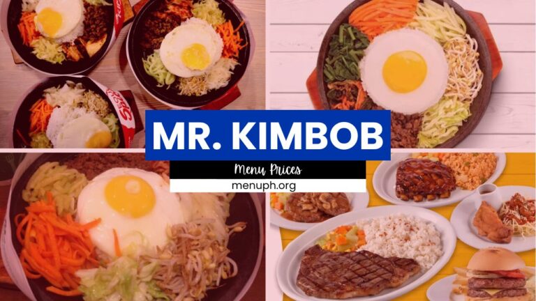 MR KIMBOB MENU PHILIPPINES & UPDATED PRICES 2024